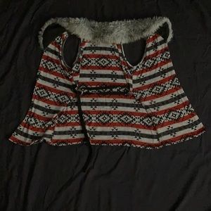 Vest w/ collar and belt